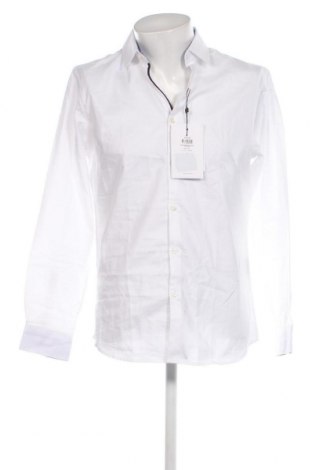Мъжка риза Selected Homme, Размер M, Цвят Бял, Цена 93,00 лв.