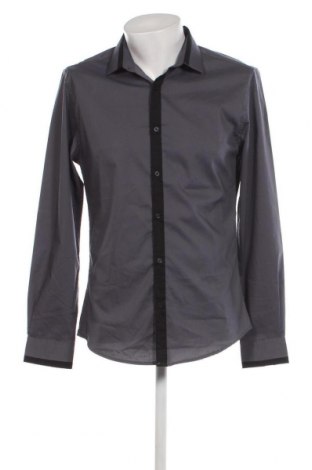 Ανδρικό πουκάμισο Smog, Μέγεθος M, Χρώμα Γκρί, Τιμή 7,67 €