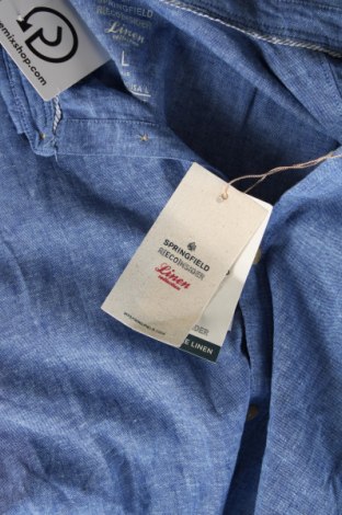 Herrenhemd Springfield, Größe L, Farbe Blau, Preis 39,69 €