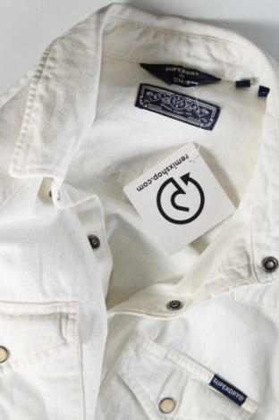Herrenhemd Superdry, Größe M, Farbe Weiß, Preis 22,68 €