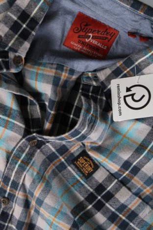 Ανδρικό πουκάμισο Superdry, Μέγεθος L, Χρώμα Πολύχρωμο, Τιμή 45,36 €