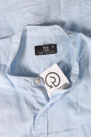 Ανδρικό πουκάμισο Tex, Μέγεθος XL, Χρώμα Μπλέ, Τιμή 14,84 €