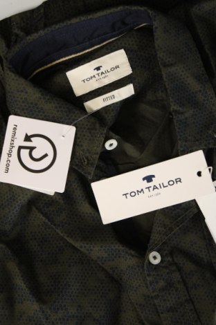 Мъжка риза Tom Tailor, Размер S, Цвят Зелен, Цена 26,95 лв.