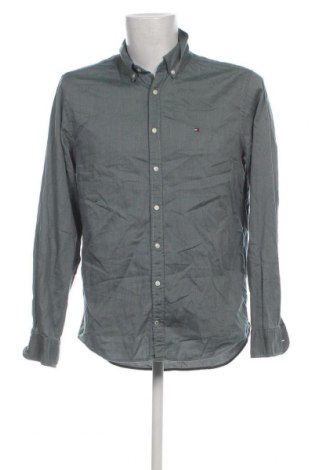 Ανδρικό πουκάμισο Tommy Hilfiger, Μέγεθος L, Χρώμα Πράσινο, Τιμή 46,39 €