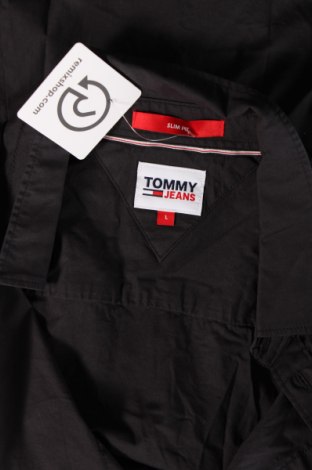 Herrenhemd Tommy Jeans, Größe L, Farbe Schwarz, Preis 37,35 €
