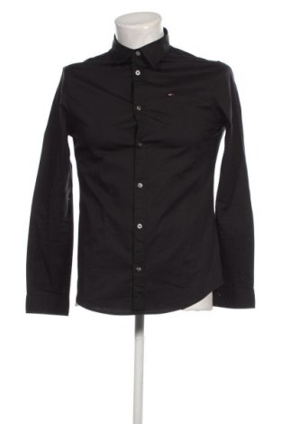 Мъжка риза Tommy Jeans, Размер M, Цвят Черен, Цена 88,55 лв.