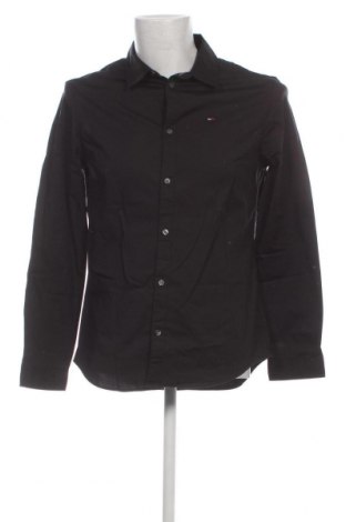 Ανδρικό πουκάμισο Tommy Jeans, Μέγεθος L, Χρώμα Μαύρο, Τιμή 37,35 €