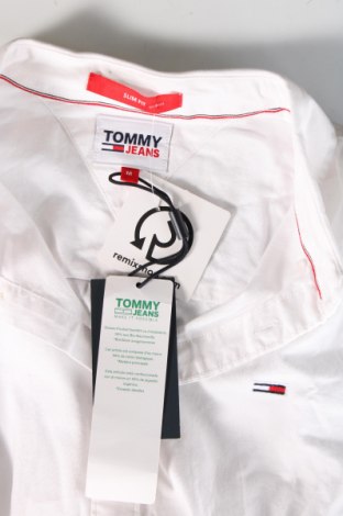 Męska koszula Tommy Jeans, Rozmiar M, Kolor Biały, Cena 429,14 zł