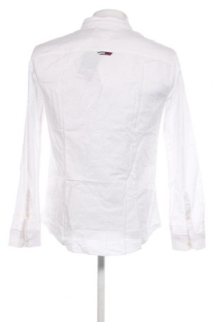 Мъжка риза Tommy Jeans, Размер M, Цвят Бял, Цена 161,00 лв.