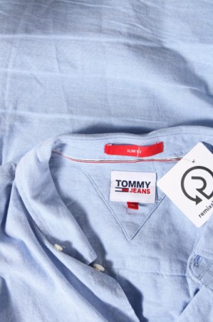Męska koszula Tommy Jeans, Rozmiar XL, Kolor Niebieski, Cena 407,68 zł
