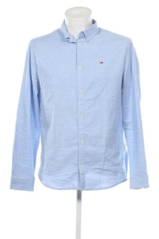 Herrenhemd Tommy Jeans, Größe XL, Farbe Blau, Preis € 78,84
