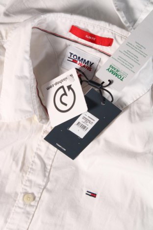 Herrenhemd Tommy Jeans, Größe L, Farbe Weiß, Preis 45,64 €