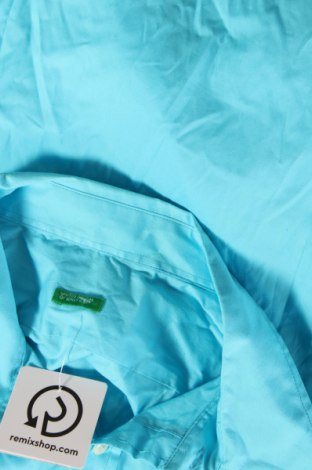 Ανδρικό πουκάμισο United Colors Of Benetton, Μέγεθος XXL, Χρώμα Μπλέ, Τιμή 17,44 €