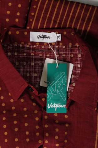 Ανδρικό πουκάμισο VATPAVE, Μέγεθος XL, Χρώμα Κόκκινο, Τιμή 39,69 €