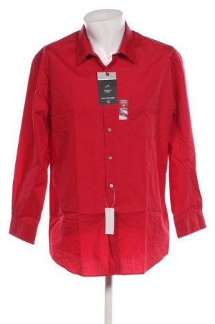 Мъжка риза Van Heusen, Размер XXL, Цвят Червен, Цена 36,80 лв.