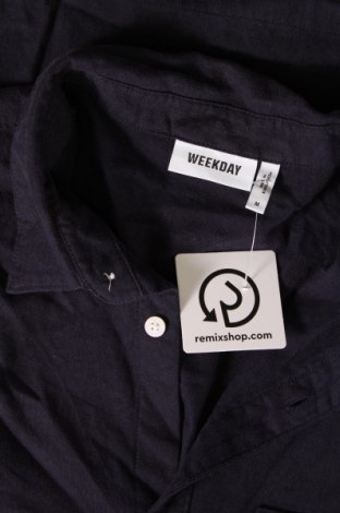 Ανδρικό πουκάμισο Weekday, Μέγεθος M, Χρώμα Μπλέ, Τιμή 5,94 €
