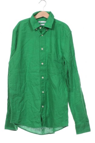 Herrenhemd Zara, Größe S, Farbe Grün, Preis 10,42 €