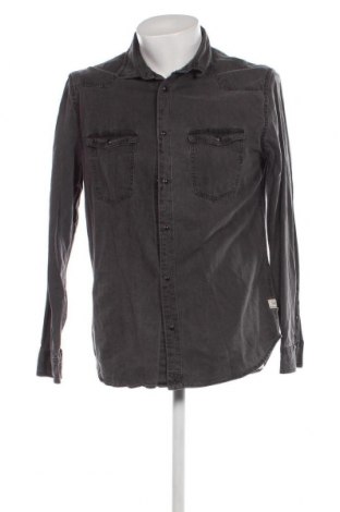 Herrenhemd Zara, Größe L, Farbe Grau, Preis 10,43 €