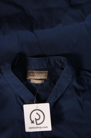 Мъжка риза Zara Man, Размер L, Цвят Син, Цена 34,00 лв.