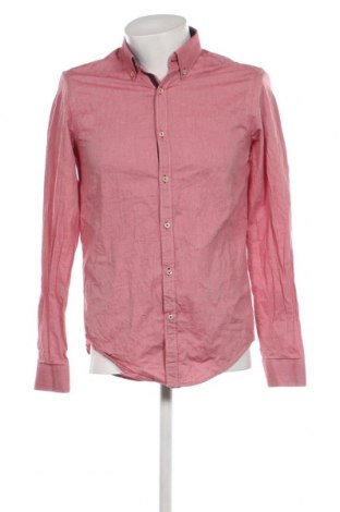 Мъжка риза Zara Man, Размер M, Цвят Розов, Цена 20,40 лв.