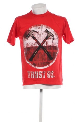 Herren T-Shirt, Größe S, Farbe Rot, Preis € 6,65