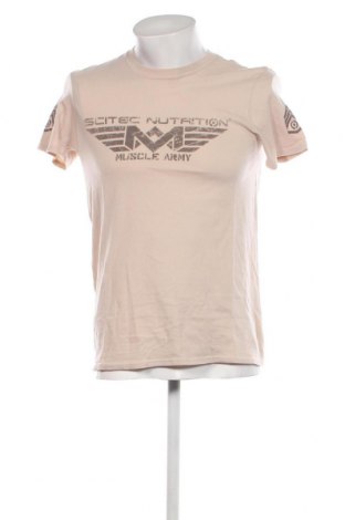 Ανδρικό t-shirt, Μέγεθος S, Χρώμα  Μπέζ, Τιμή 3,99 €