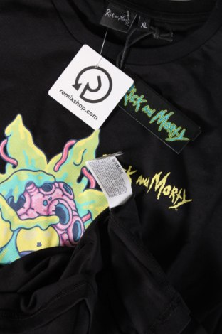 Ανδρικό t-shirt Rick and Morty, Μέγεθος XL, Χρώμα Μαύρο, Τιμή 15,46 €