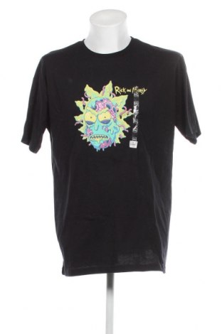 Ανδρικό t-shirt Rick and Morty, Μέγεθος XXL, Χρώμα Μαύρο, Τιμή 15,46 €