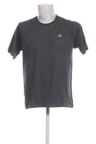 Herren T-Shirt Adidas, Größe L, Farbe Grau, Preis 18,79 €