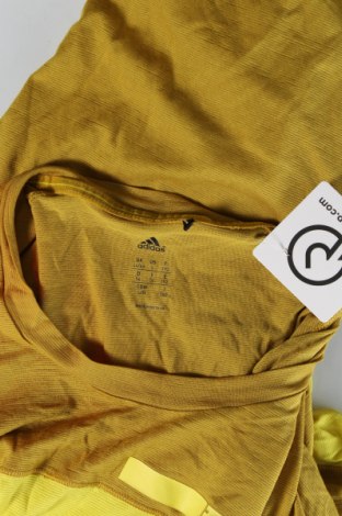 Herren T-Shirt Adidas, Größe XL, Farbe Gelb, Preis 17,40 €