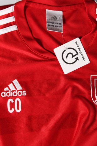 Męski T-shirt Adidas, Rozmiar M, Kolor Czerwony, Cena 86,36 zł