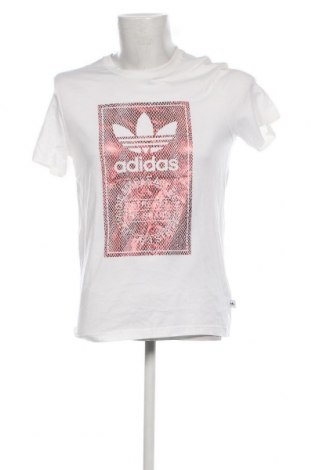 Herren T-Shirt Adidas, Größe M, Farbe Weiß, Preis € 18,79