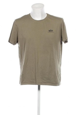 Мъжка тениска Alpha Industries, Размер XL, Цвят Зелен, Цена 25,00 лв.