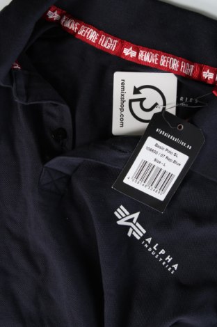 Pánske tričko  Alpha Industries, Veľkosť M, Farba Modrá, Cena  28,87 €
