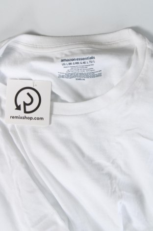 Ανδρικό t-shirt Amazon Essentials, Μέγεθος L, Χρώμα Λευκό, Τιμή 10,82 €