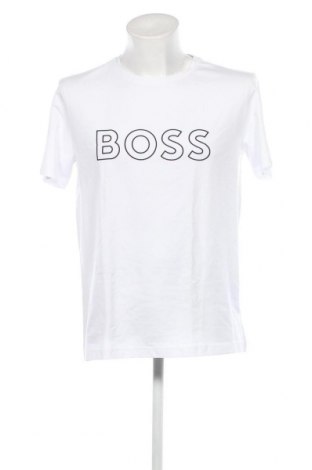 Ανδρικό t-shirt BOSS, Μέγεθος M, Χρώμα Λευκό, Τιμή 35,26 €