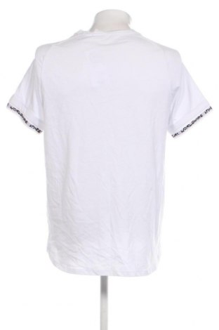 Мъжка тениска Bershka, Размер XL, Цвят Бял, Цена 13,00 лв.