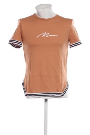 Мъжка тениска Boohoo, Размер M, Цвят Бежов, Цена 7,80 лв.