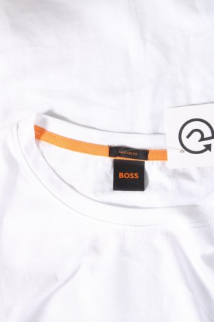Męski T-shirt Boss Orange, Rozmiar XXL, Kolor Biały, Cena 303,86 zł