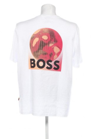 Męski T-shirt Boss Orange, Rozmiar XXL, Kolor Biały, Cena 303,86 zł