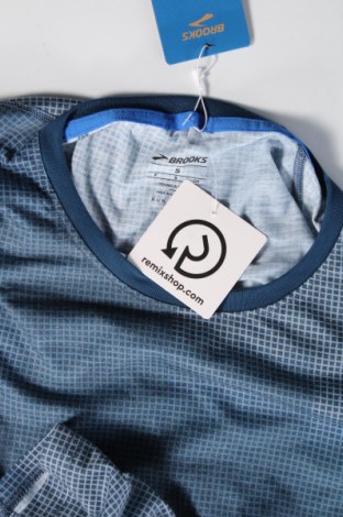 Ανδρικό t-shirt Brooks, Μέγεθος S, Χρώμα Μπλέ, Τιμή 18,56 €