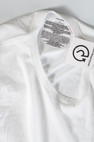 Herren T-Shirt Calvin Klein, Größe M, Farbe Weiß, Preis € 33,40