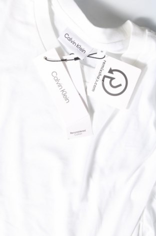 Tricou de bărbați Calvin Klein Jeans, Mărime M, Culoare Alb, Preț 253,29 Lei