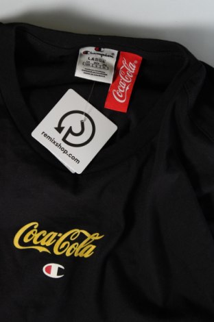 Ανδρικό t-shirt Champion, Μέγεθος L, Χρώμα Μαύρο, Τιμή 18,56 €