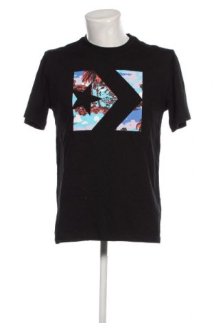 Herren T-Shirt Converse, Größe M, Farbe Schwarz, Preis 28,87 €
