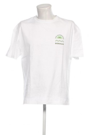 Męski T-shirt Denham, Rozmiar L, Kolor Biały, Cena 149,27 zł