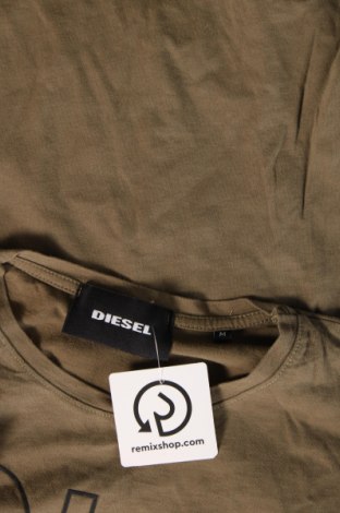 Мъжка тениска Diesel, Размер M, Цвят Зелен, Цена 98,00 лв.