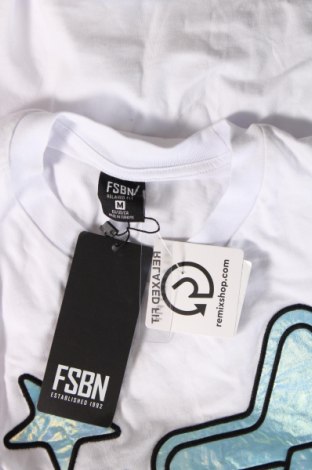 Herren T-Shirt FSBN, Größe M, Farbe Weiß, Preis 10,74 €