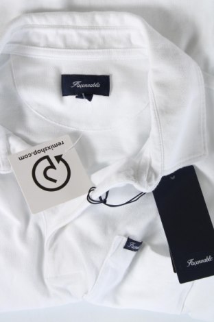 Herren T-Shirt Faconnable, Größe M, Farbe Weiß, Preis 58,76 €