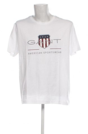Ανδρικό t-shirt Gant, Μέγεθος XL, Χρώμα Λευκό, Τιμή 37,11 €